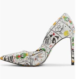 Looney Tunes Women's Comic Print Heels